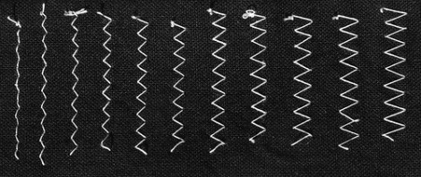 zig zag switches of various widths